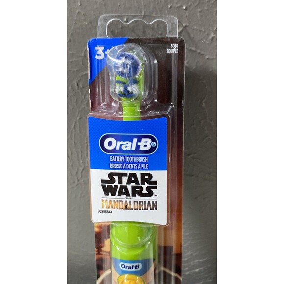 Oral-B Kids Electric Toothbrush The Mandalorian Baby Yoda Star Wars Grogu - Picture 2 of 4